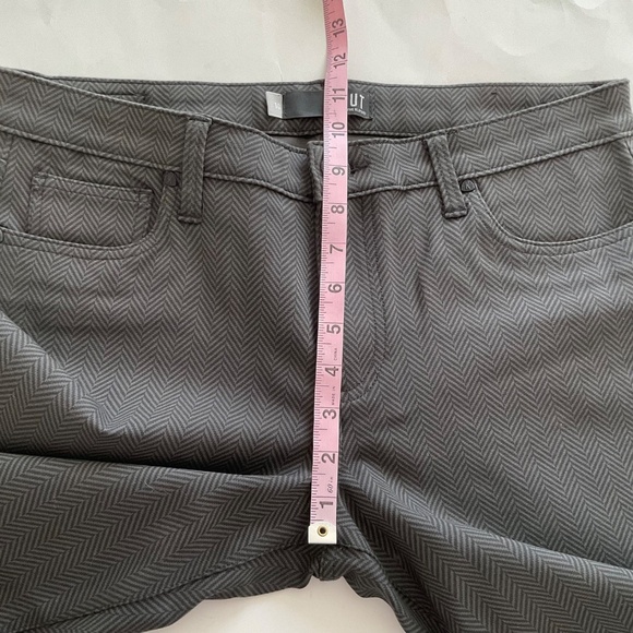 Kut from the Kloth Womens 10 Diana Skinny Pants Grey Black Herringbone Stretch - Picture 11 of 13
